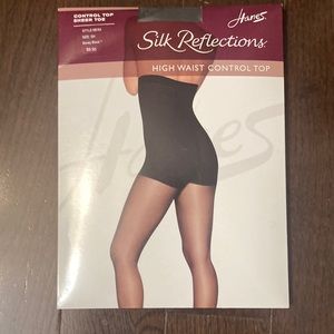 NEW Hanes Silk reflections high waist control too